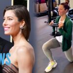 Justin Timberlake Attempts to Distract Jessica Biel During Leg Workout | E! News