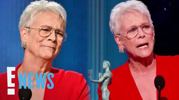 Watch Jamie Lee Curtis Call Herself a "Nepo Baby" At 2023 SAG Awards | E! News