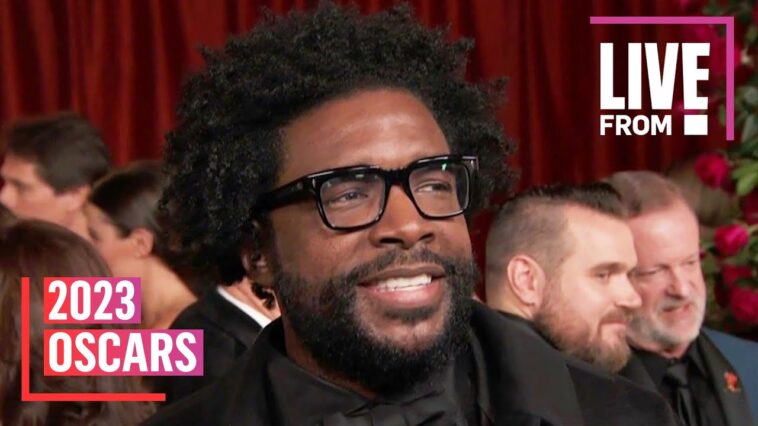 Questlove & Jamie Lee Curtis Share Cute BFF Moment at Oscars 2023 | E! News