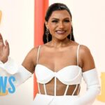 Why Mindy Kaling Wore The Same Dress In Two Colors At The 2023 Oscars | E! News