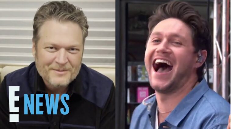 Blake Shelton Congratulates The Voice's Niall Horan in Classic Fashion | E! News