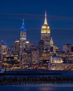 A blue hour enchanting moment in our concrete jungle 

Blue hour in NYC can be v...