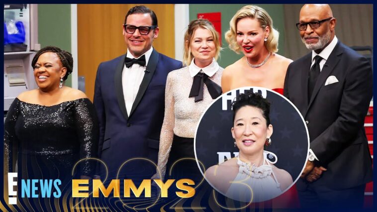 Grey’s Anatomy Cast REUNITES, But Where’s Sandra Oh? | 2023 Emmys