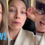 Jessica Biel HILARIOUSLY Vlogs Her Snack-Filled Flight Delay | E! News