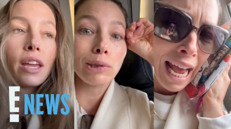 Jessica Biel HILARIOUSLY Vlogs Her Snack-Filled Flight Delay | E! News