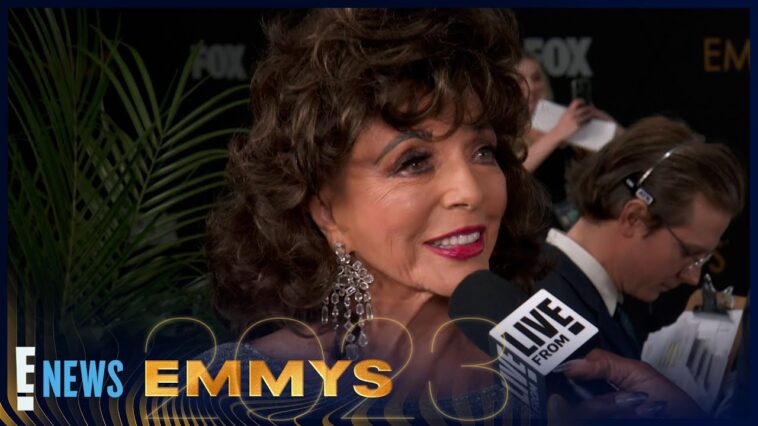 Joan Collins Reveals Her SECRETS to Looking Glamorous | 2023 Emmys