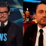 Pedro Pascal REACTS to Kieran Culkin’s “Suck It” Comment at 2023 Emmys | E! News