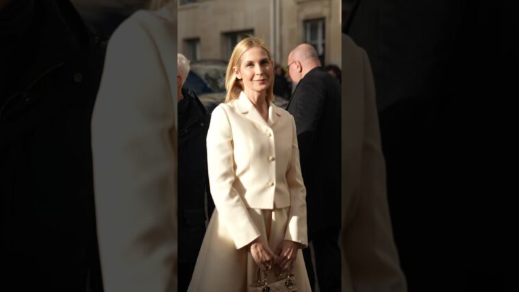 She is Lily van der Woodsen IRL. ✨ You know you love #KellyRutherford at #ParisFashionWeek! #shorts