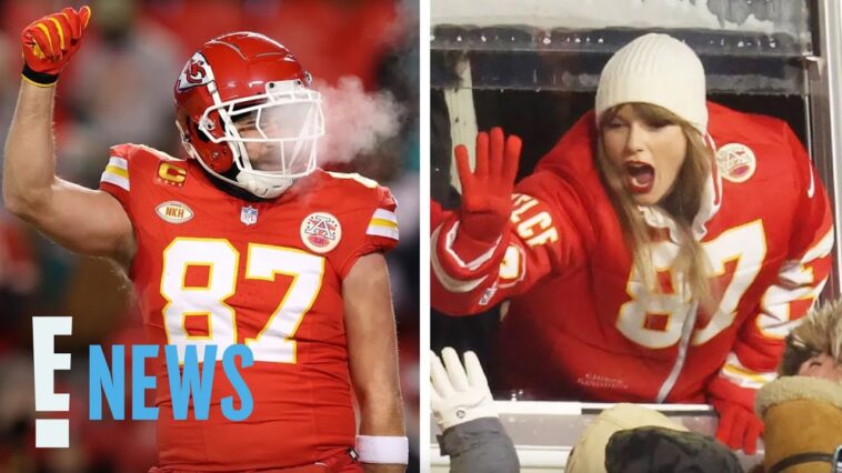 Taylor Swift Tackles the Cold During Travis Kelce's AFC Wild Card Game | E! News