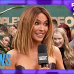 Chrishell Stause Used LUBE & G Flip's Help to Get Into Her Latex Dress | 2024 People’s Choice Awards