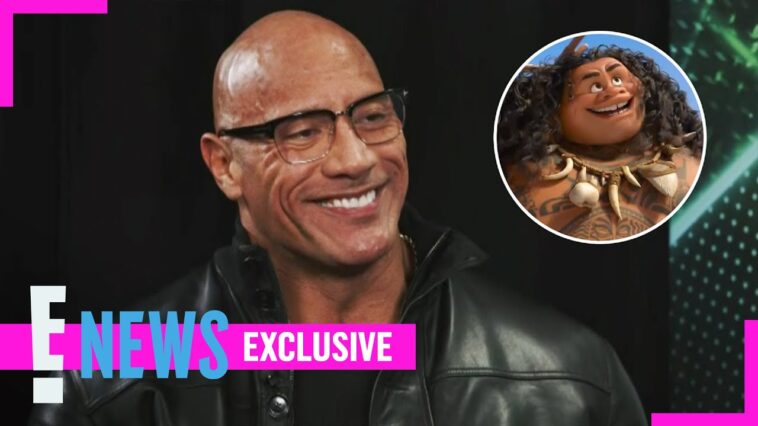 Dwayne "The Rock" Johnson Dishes on 'Moana 2' and WrestleMania XL | E! News