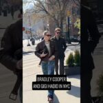 #GigiHadid and #BradleyCooper enjoy a sunny day together in NYC. 🤩 #shorts