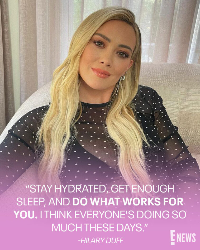 Hilary Duff's relatable approach to staying healthy is what dreams are made of. ...