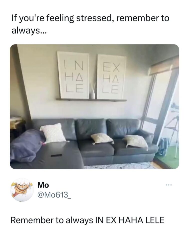 Remind a friend to IN EX HAHA LELE today 

Like this content? Follow us for more...