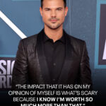 Taylor Lautner is opening up about self-esteem. He shares more about how paparaz...