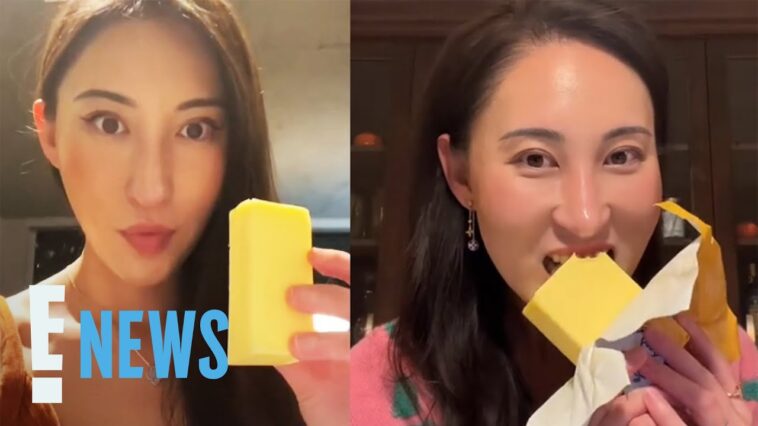 TikTok Carnivore Eats Stick of BUTTER Every Day, Says Her "Libido" Is Back | E! News