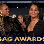 Tracee Ellis Ross and Laverne Cox's Friendship Banter Is So Much Fun to Watch! | 2024 SAG Awards