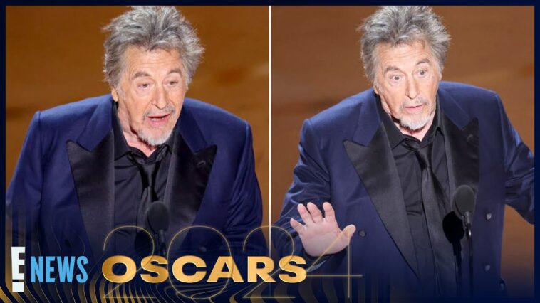 Al Pacino's AWKWARD Best Picture Announcement Divides the Internet | 2024 Oscars