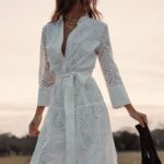An effortless summer outfit. Embroidered midi dress   Thank you 
Photographer:...