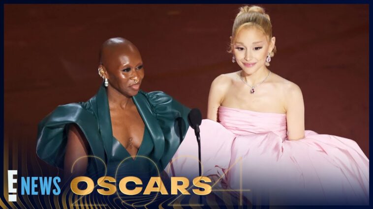 Ariana Grande and Cynthia Erivo Look Wickedly Amazing on Stage Together! | 2024 Oscars