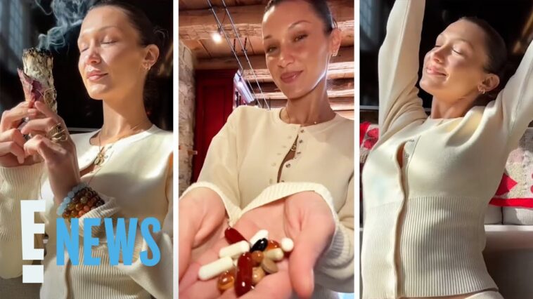 Bella Hadid's 20 STEP Morning Wellness Routine: Sea Moss, Sage and More! | E! News