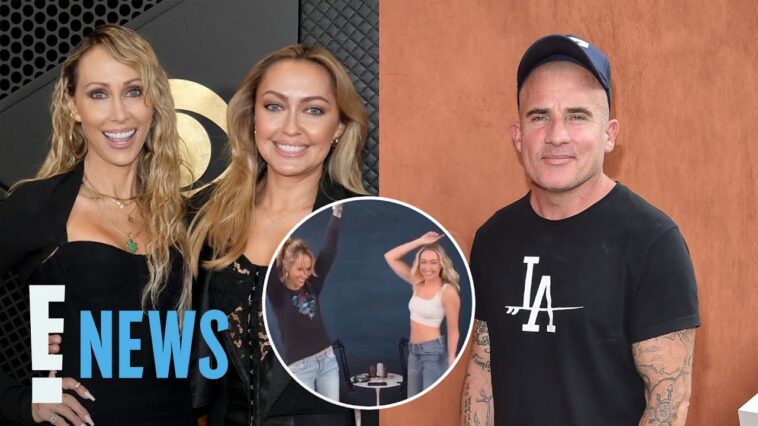 Dominic Purcell Shares New Video of Tish Cyrus Amid Rumors of Family Drama | E! News