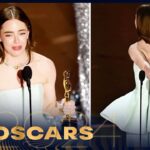 Emma Stone Explains Her WARDROBE MALFUNCTION While Winning Best Actress! | 2024 Oscars