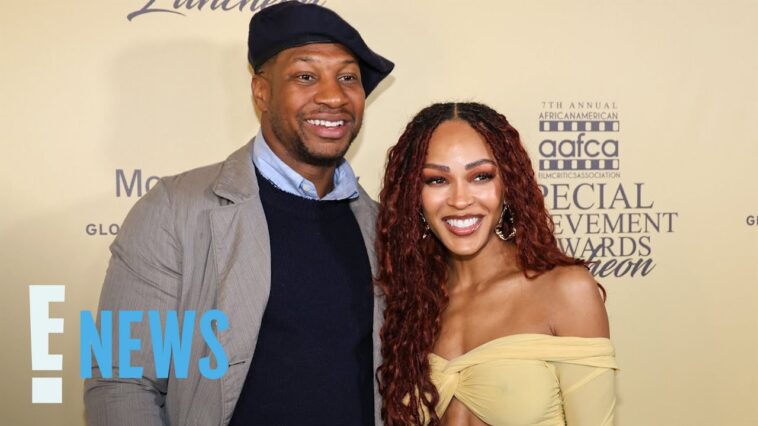 Jonathan Majors & Meagan Good Make Red Carpet DEBUT in 1st Appearance After Assault Trial | E! News