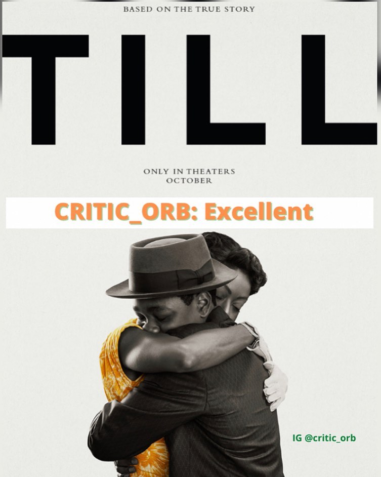 MOVIE REVIEW: Till (Oct. 2022)

This has got to be one of the most believable, h...
