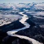 Photo by  | Flying over the Alaska Range during the 2016 Iditarod. The Iditarod ...