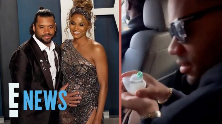 Russell Wilson Holds Ciara's BREASTMILK on Car Ride: "Don't Drop the Milk!" | E! News