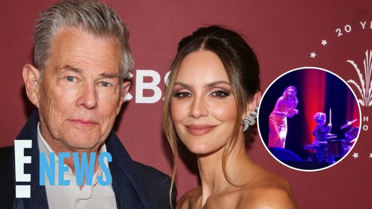 See Katharine McPhee & David Foster’s 3-Year Old Son Drum On Stage! | E! News