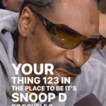 Snoop Dogg courtside at  2008...

Who do you want to see on  tomorrow?...