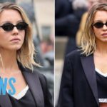 Sydney Sweeney DEBUTS New Haircut With Daring Underwear Look At Paris Fashion Week | E! News