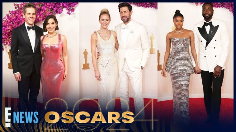 The CUTEST Celeb Couples on the Red Carpet! | 2024 Oscars