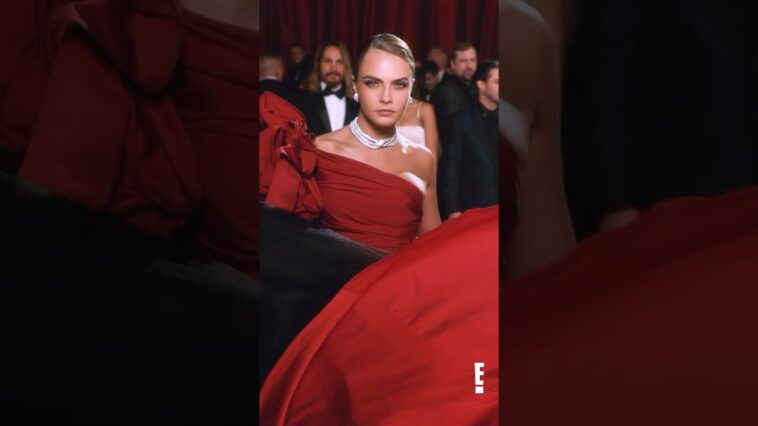 We loved seeing #CaraDelevingne in the building for 2023 #Oscars. 😍 #shorts