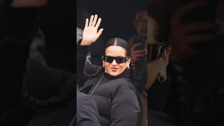 We’re obsessed with #Rosalía’s shades at the #Dior show. #ParisFashionWeek #shorts