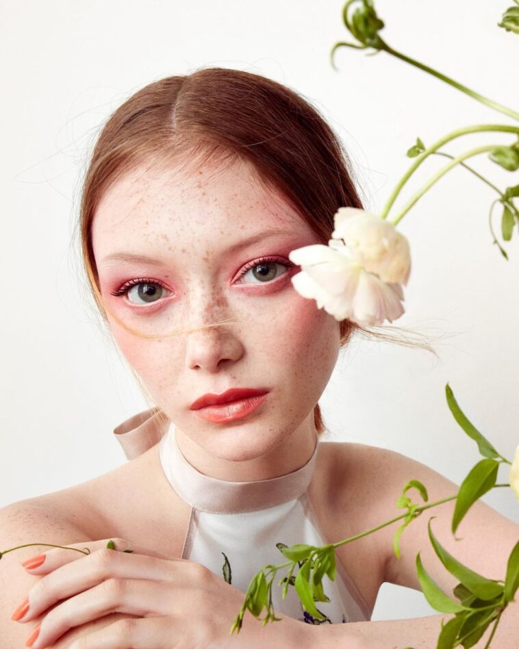 Whimsical simplicity, Nature's Grace: makeup by Peter Philips as captured by Cam...