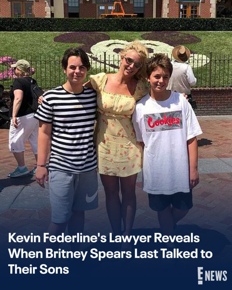 After a period of estrangement between Britney Spears and her sons, it seems the...