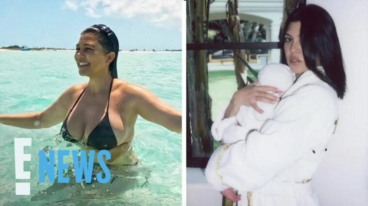 Kourtney Kardashian Gives NEW Glimpse of Baby Rocky on Spring Break | E! News