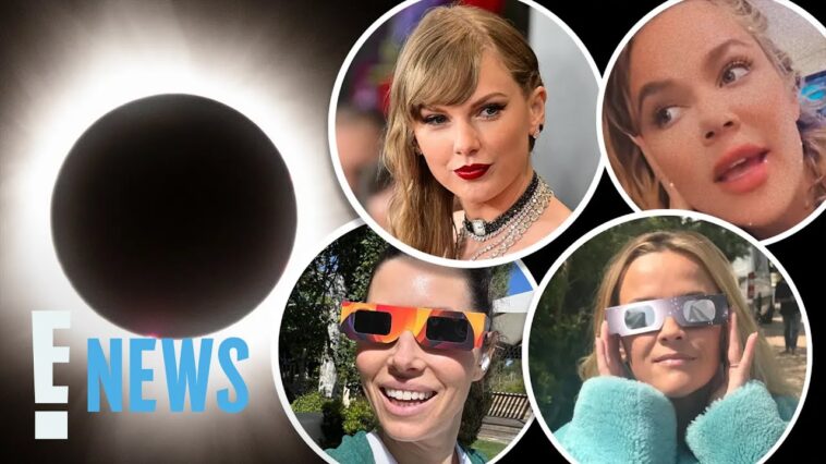 SOLAR ECLIPSE 2024: Taylor Swift, Khloé Kardashian & More Celebrate! | E! News