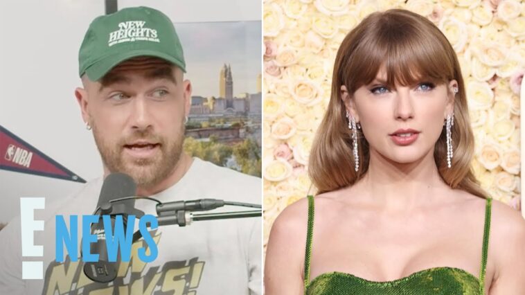 Travis Kelce Admits He's BAFFLED That He Snagged Girlfriend Taylor Swift! | E! News